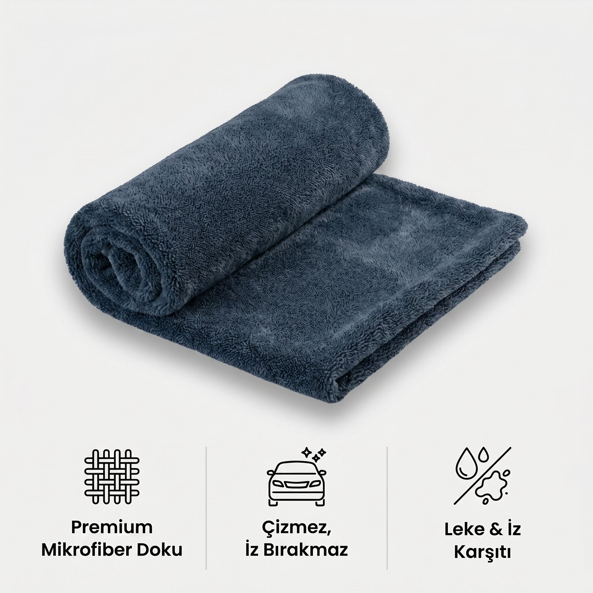 Carleen Premium Oto Kurulama Havlusu – Tek Hamlede İz Bırakmadan Kurutma